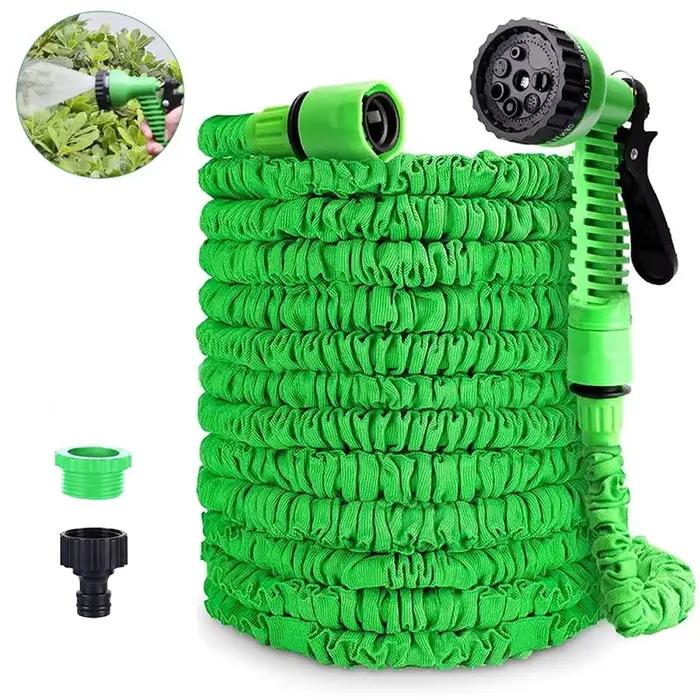 Tuyau d'arrosage extensible à haute pression enroulable flexible et durable pour le jardin et le lavage de voiture