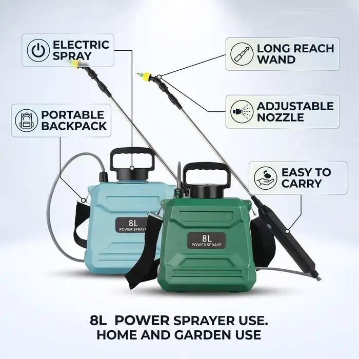 Pulvérisateur Électrique Portable pour Agriculture Arrosage Jardin Machine à Brume Pesticides Haut de Gamme Pour Femmes Occasions Spéciales