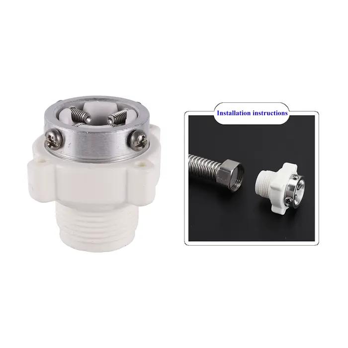 Connecteur de tuyau 3/4" pour jardin irrigation adaptateur de robinet alliage plastique polyvalent pour machine à laver voiture salle de bain