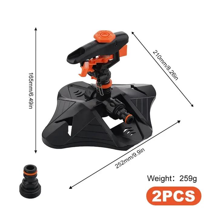 Arroseurs automatiques de jardin pour pelouse 360° ° Système d'irrigation rotatif avec buse