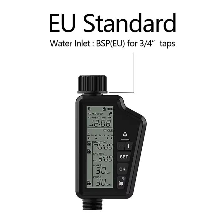 AVATTO Tuya WIFI minuterie d'arrosage de jardin intelligente avec grand écran LCD pour l'irrigation