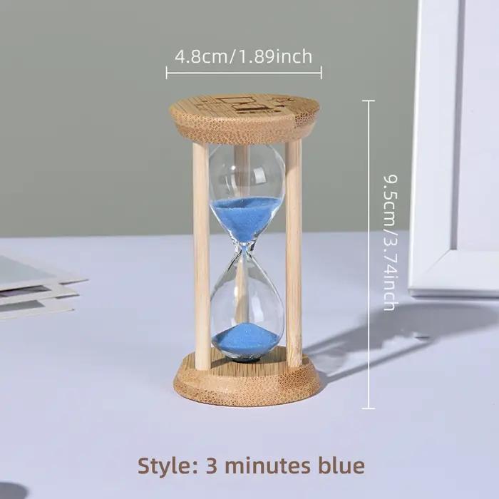 Minuterie sablier en bois pour cuisine, bureau, salon, jouets éducatifs pour enfants, cadeau d'anniversaire, design unique et pratique