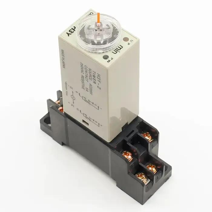 Minuterie de retard H3Y-2 AC220V avec prise de Base