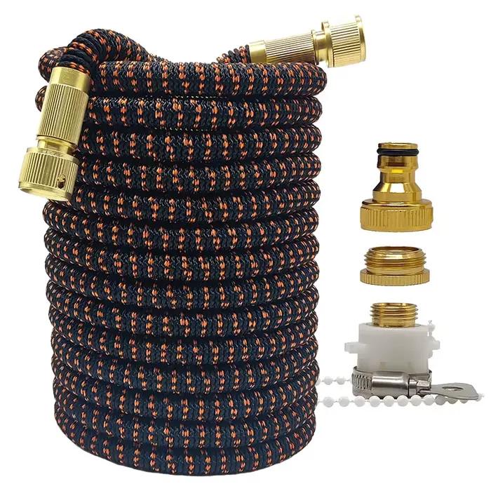 Tuyau d'arrosage magique bicolore extensible, Flexible, haute pression, pour maison et jardin, 25-10
