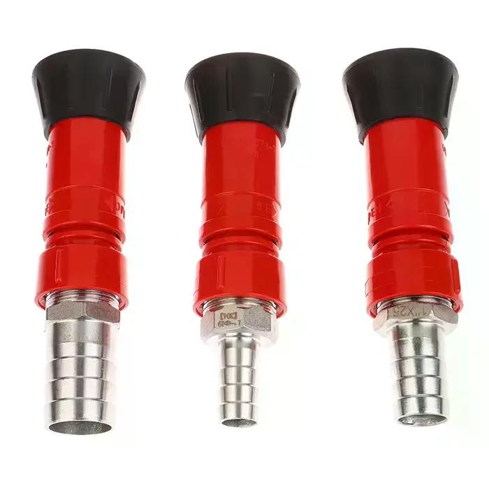 Buse d'arrosage haute pression SAJENH pour jardin, potager, lutte contre les incendies et divertissement en plein air adaptable à divers systèmes d'irrigation robuste et durable en plastique technique disponible en blanc, jaune et rouge