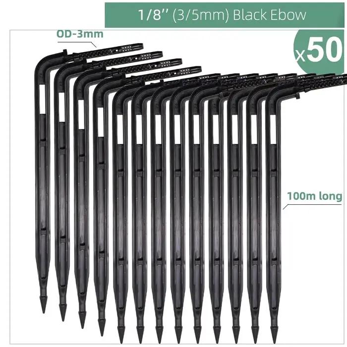 Système d'arrosage automatique pour jardin 20m d'argile goutte à goutte 4 voies tuyau 3/5mm pour plantes légumes arbres occasions spéciales