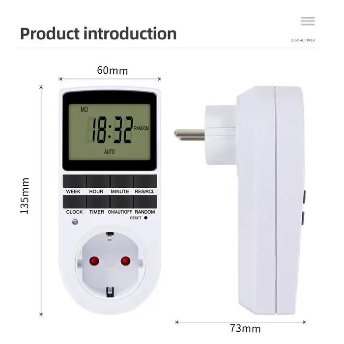 Minuterie électronique numérique LCD multifonctionnelle pour système d'arrosage 7 jours 12/24 heures programmable pour jardin terrasse serreUsageId123