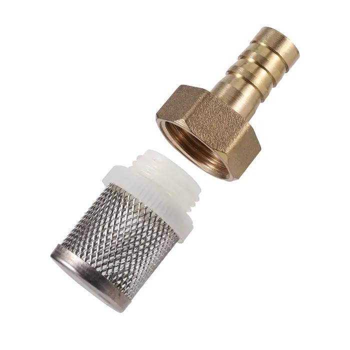 Filtre à maille en acier inoxydable pour connecteurs d'eau de jardin, avec tuyau de protection de pompe d'irrigation, filtre en laiton, adapté à divers outils de jardinage et occasions spéciales