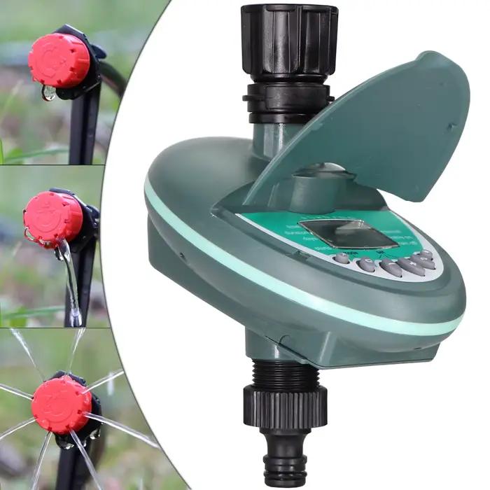 Minuterie d'irrigation de jardin avec écran LCD, contrôleur d'arrosage hebdomadaire 03/pigments, arr