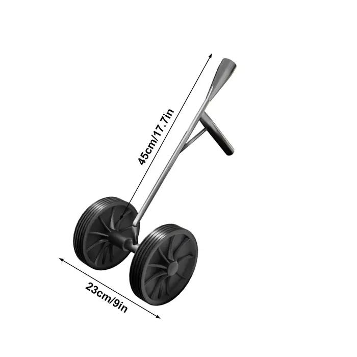 Sarcloir de jardin multifonctionnel avec double roue