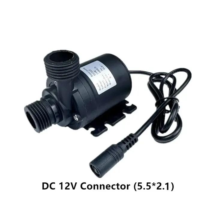 Pompe à eau Submersible 12V 800L/H 5m DC24V pompes à eau solaires avec connecteur rapide de tuyau d'eau pour Aquarium de fontaine de camping-car de tourisme