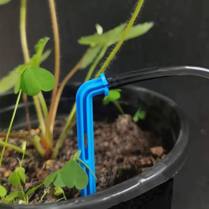 Système d'irrigation goutte-à-goutte, 40m/20m, 4 voies, 8L, flèche, transmetteur, 10/20 ensembles
