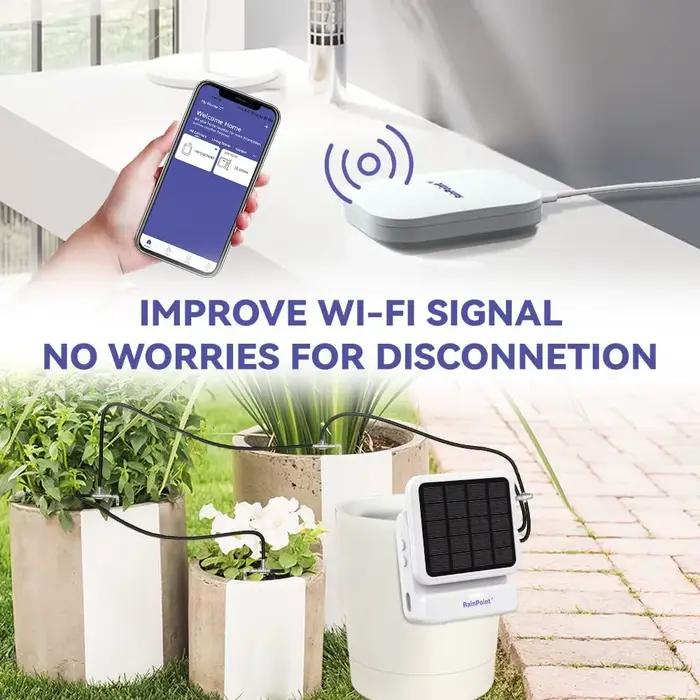 Wifi maison intelligente minuterie d'arrosage application de charge automatique Micro système d'irrigation goutte