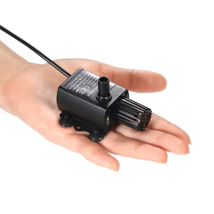 Pompes à eau pour étang jardin Camping fournitures USB 5V 4.8W Ultra-silencieux Mini sans brosse étanche Submersible fontaine Aquarium