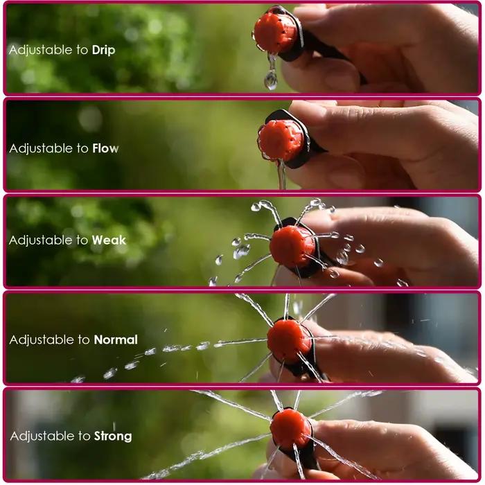 KESLA-Kit d'arrosage automatique de jardin 5-50m, Wifi 4/7mm, micro goutte-à-goutte, compte-gouttes