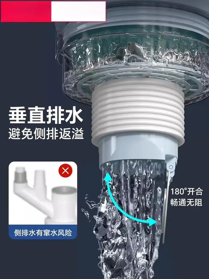 Tuyau d'égout inverseur à trois voies connecteur multifonction tuyau de vidange en plastique pour jardinage et rénovation design moderne couleur variée pour cadeau d'anniversaire