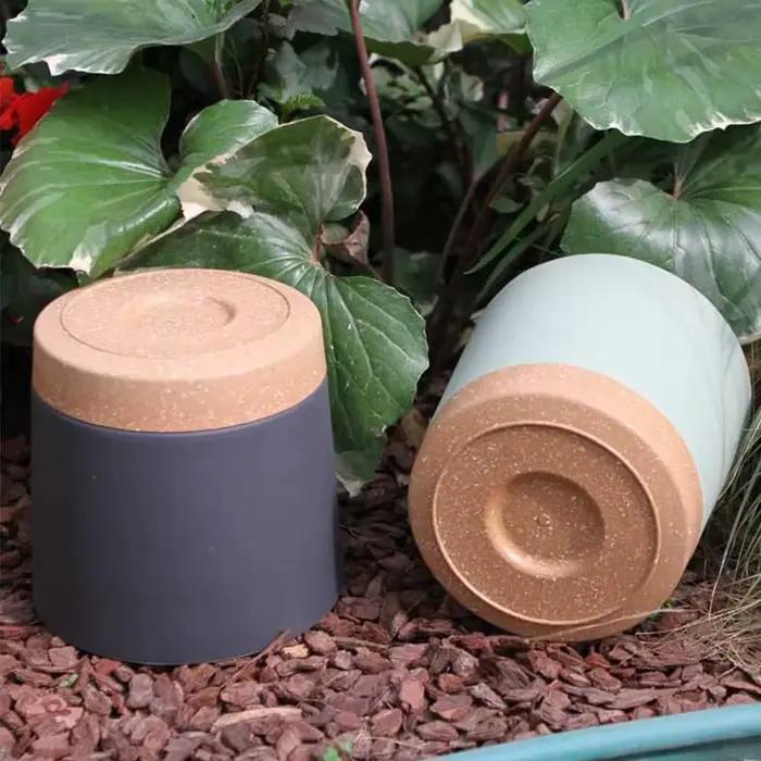 Grands pots légers pour plantes d'intérieur et d'extérieur, en plastique avec drainage