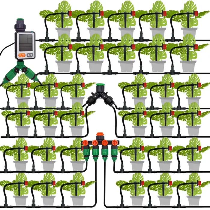 OASIS-Micro tuyau d'arrosage de jardin en PVC, tube d'irrigation goutte à goutte, arroseur, 100 en e