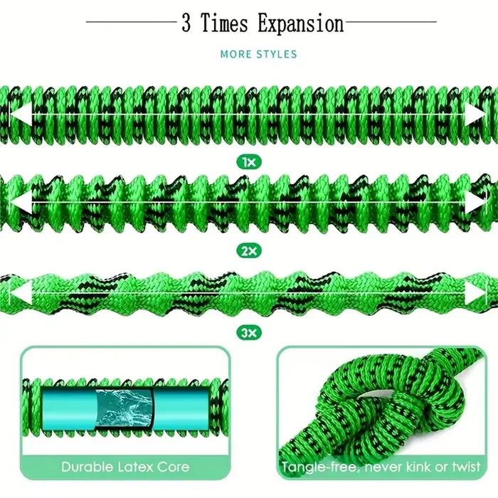 Tuyau d'arrosage avec 3 extensions