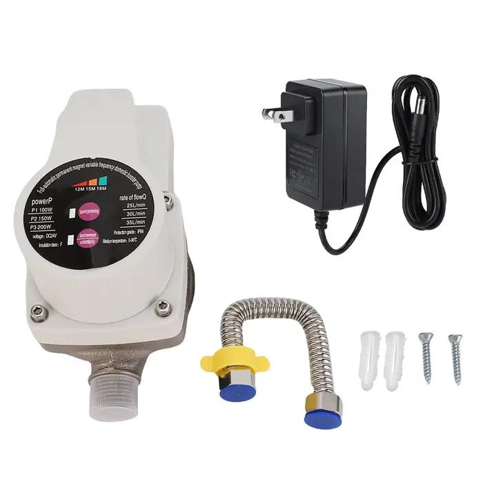 Pompe de surpression d'eau automatique silencieuse 3 vitesses moteur sans brosse