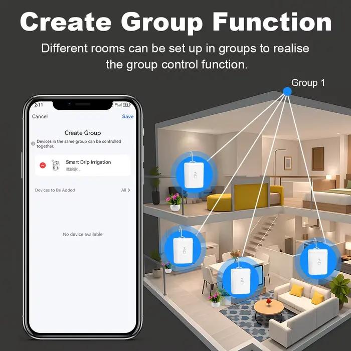 Kit de système d'irrigation goutte à goutte intelligent WIFI