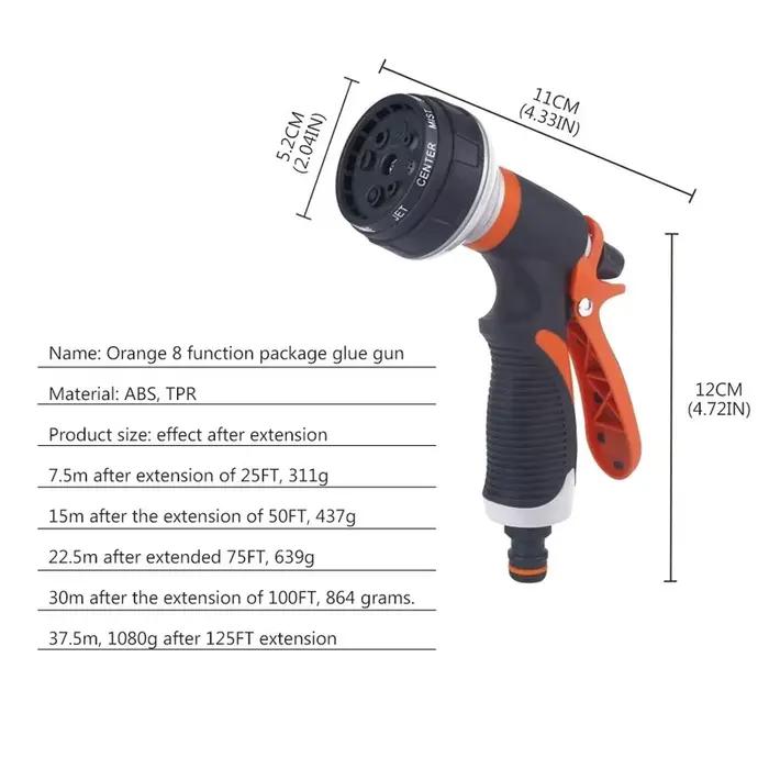 Nettoyeur de lavage de jardin haute puissance pression voiture et tuyau buse laveuse pistolet de pul
