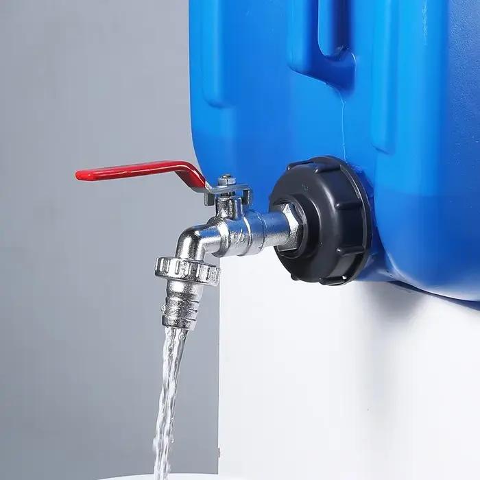 Adapatateur de réservoir d'eau 1000L S60 * 6 Connecteur de tuyau d'arrosage épais Robinet de remplacement de réservoir IBC pour jardiniers occasions spéciales