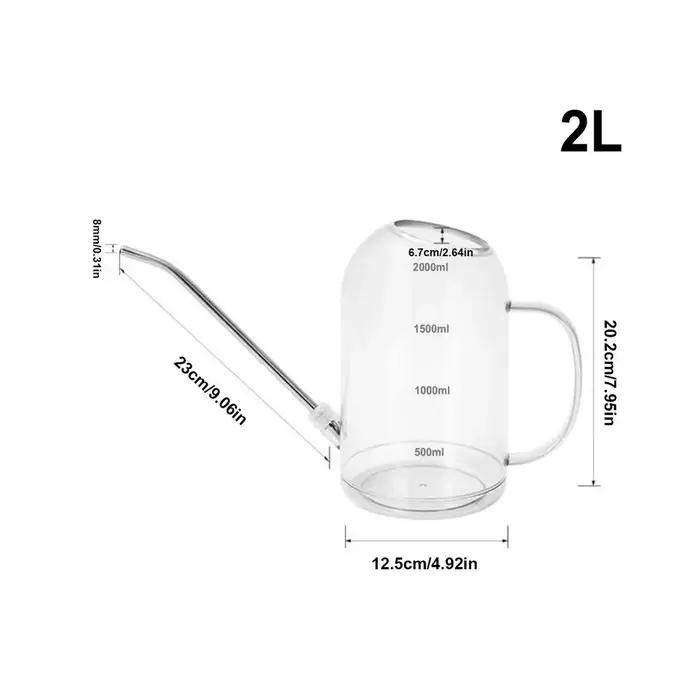 Arrosoir à long bec 2L pour arrosage de précision des plantes en pot
