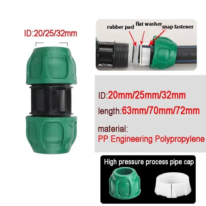 Système d'irrigation agricole, tuyau d'eau de jardin domestique, connecteur rapide, coude, Valve à t