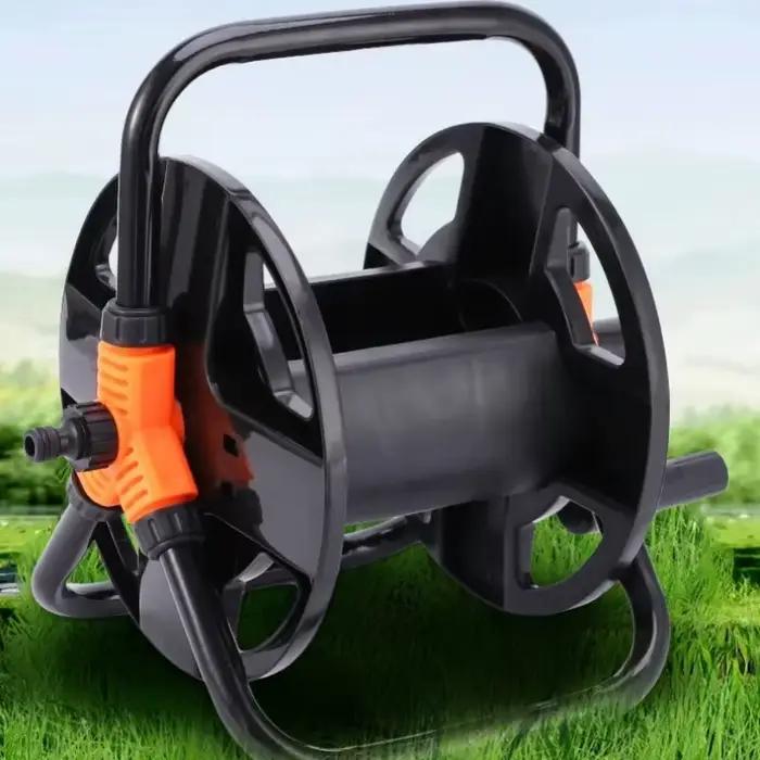 Enrouleur de Tuyau DIY Portable Support de Rangement pour Tuyau d'Arrosage enrouleur de Tuyau à Bras Unique Accessoires de Jardinage Occasions de Jardinage Lavage de Voitures Incendies Mineurs