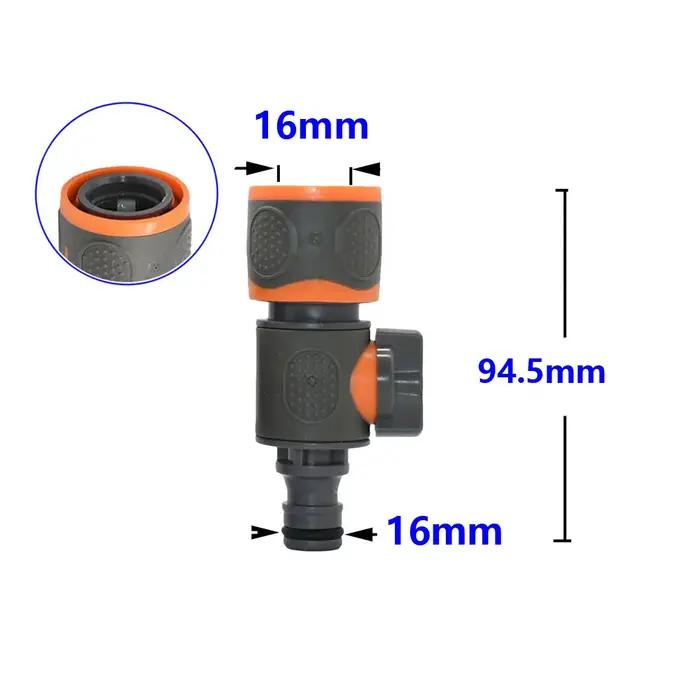 Raccords de tuyau d'arrosage en plastique 1/2 3/4 1 pouce connecteur rapide adaptateur pistolet eau pour jardinage occasions spéciales