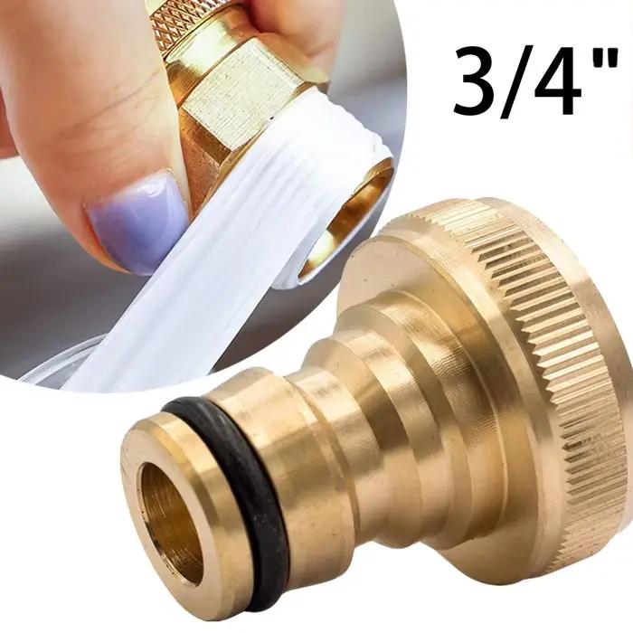 Robinet en laiton 3/4 femelle 1/2 connecteur rapide Machine à laver tuyau d'eau de jardin adaptateur