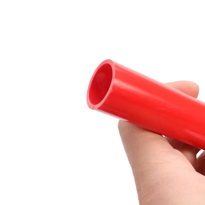1 pièce de tuyau UPVC rouge épaissi de 20/25/32/40/50 mm pour drainage d'aquarium