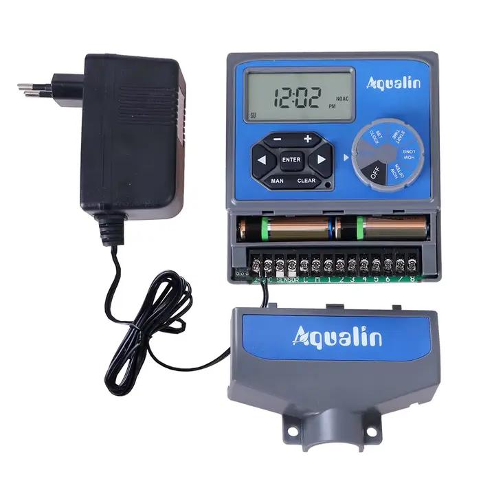 Système d'arrosage automatique pour jardin, 8 Stations, contrôleur d'entrée AC 230V, minuterie d'eau