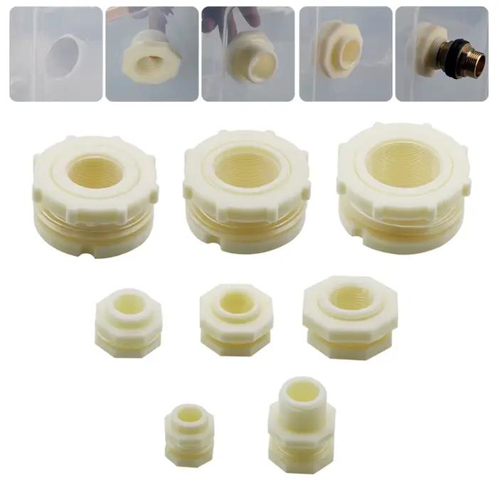 Connecteur de tour d'eau en plastique ABS à filetage mâle, 1/2 ", 3/4", 1/2 ", 1", 3/4 ", 1.2", 2 "f