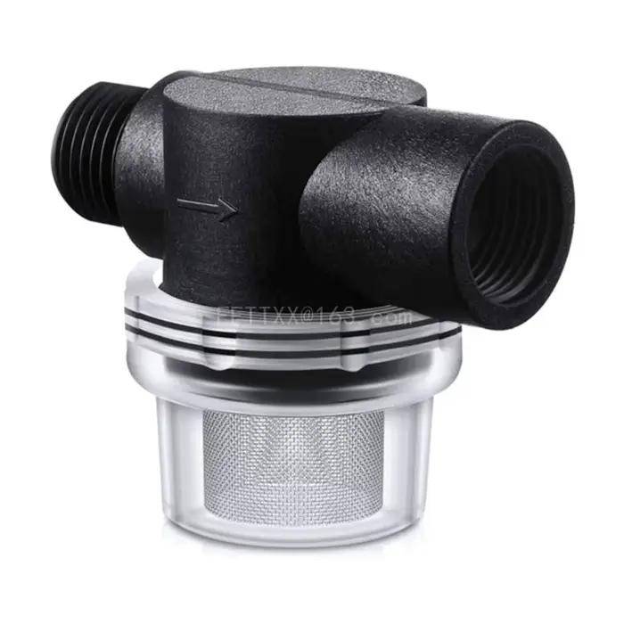 Crépine de pompe à eau, filtre de pulvérisation à visser de crépine en ligne de tuyau de 1/2 pouces