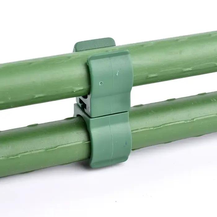 Attache de Support en Plastique pour Serre, réinitialisation pour Plantes, Stent en Rotin, Connecteu