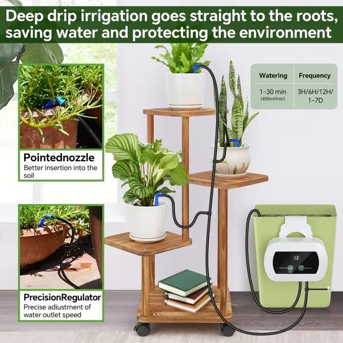 Système d'irrigation goutte à goutte automatique d'intérieur