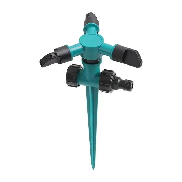 Système d'irrigation professionnel 360 degrés arroseur de jardin avec pulvérisation réglable économie d'eau base en plastique robuste pour pelouses et plantes