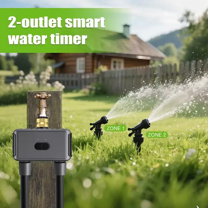 Tuya WiFi intelligent 2 zones minuterie d'arrosage Bluetooth système