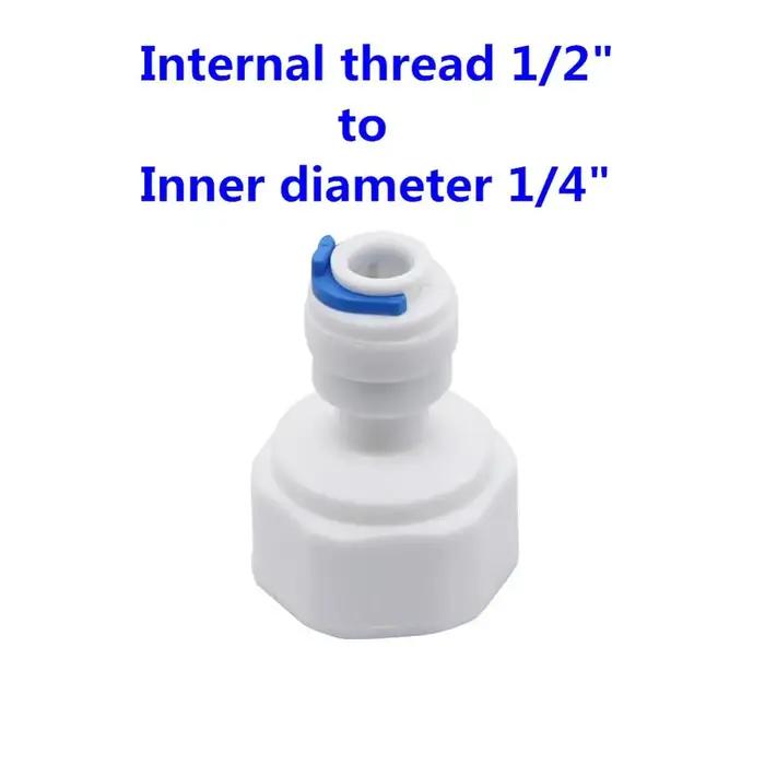 Connecteur rapide à filetage mâle/femelle 1/4 "à 1/2"