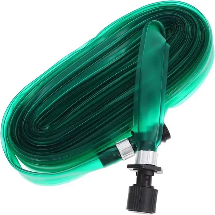 Tuyau d'arrosage goutte-à-goutte en plastique pour jardin, système d'irrigation automatique, arrosage durable, économie d'eau, têtes de gicleur et tuyaux d'engouement inclus, pelouse et potager, cadeau pour jardinier