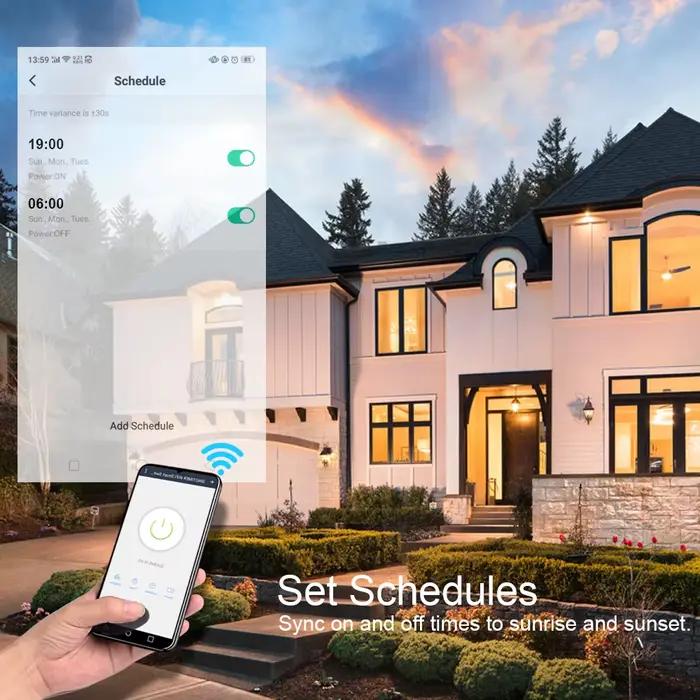 Tuya électrique APP télécommande Mobile WiFi minuterie intelligente interrupteur sans fil compte à rebours