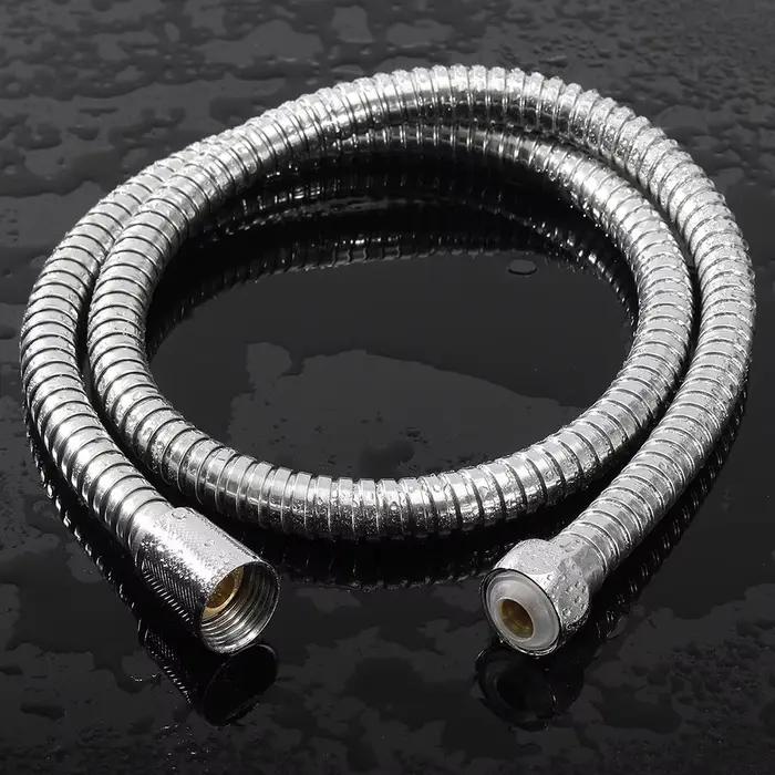 Tuyau de plomberie flexible en acier inoxydable, tube de pomme de douche, tuyau de salle de bains flexible 1-3m, accessoire de bain moderne pour salle de bains élégante et durable