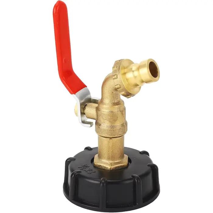 Adaptateur de robinet en laiton pour réservoir IBC