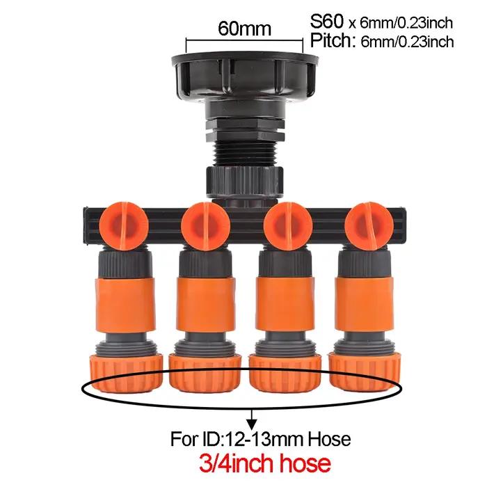 Kit d'adaptateur de réservoir IBC de 1000 litres