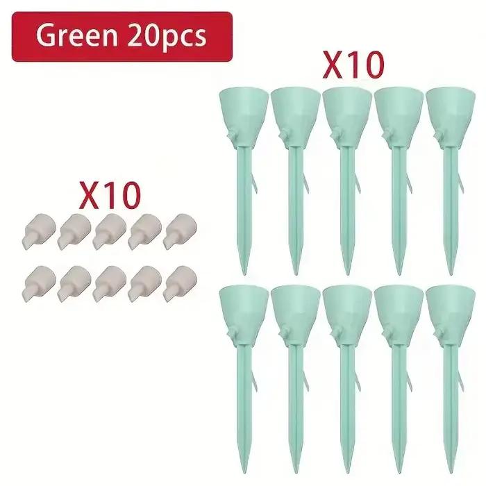 Kit d'irrigation goutte à goutte automatique 20 pièces. Arrosage réglable sans batterie pour plantes