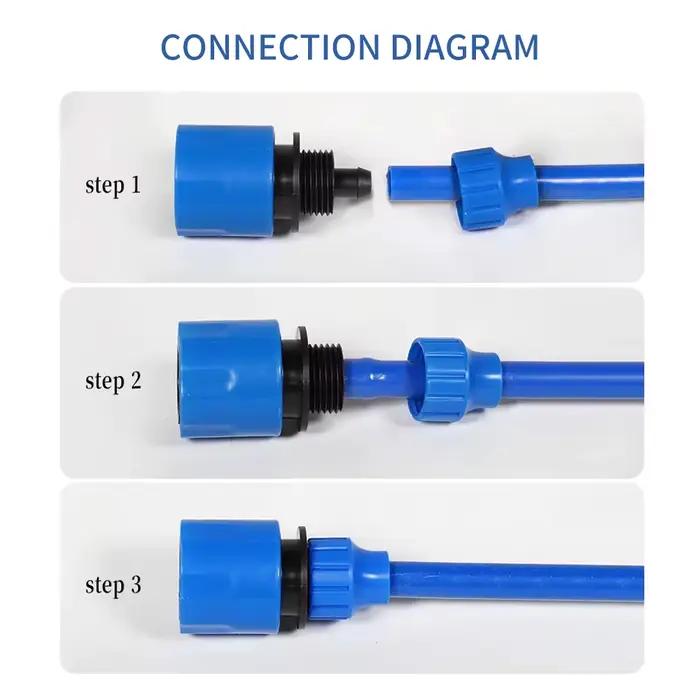 Tuyau d'arrosage extensible rétractable en EVA 10/15m