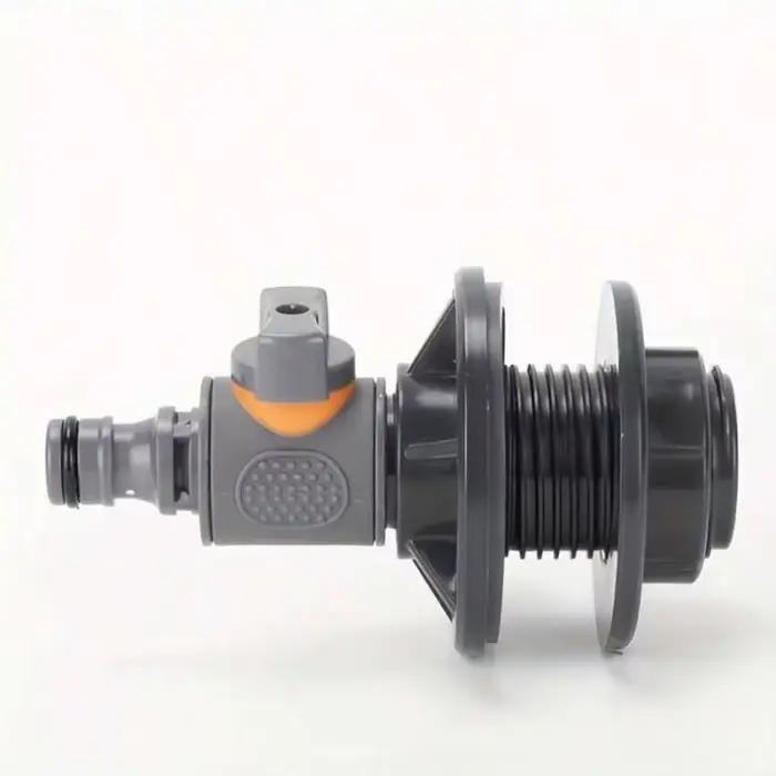 Adaptateur de réservoir d'eau en PVC avec valve, installation rapide, kit de connexion pour la colle