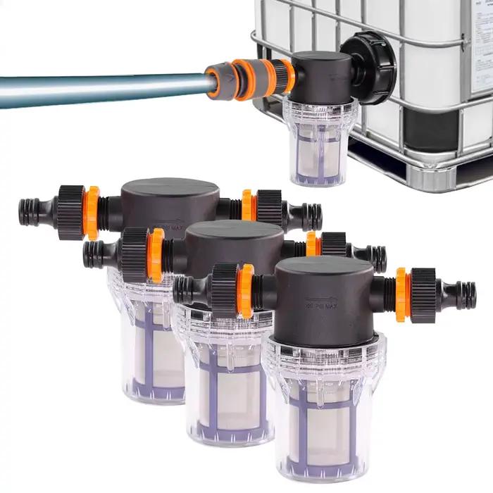 Filtre d'arrosage de réservoir d'eau IBC de 1/2 pouces, pour tuyau d'arrosage, pompe à eau, filtre d